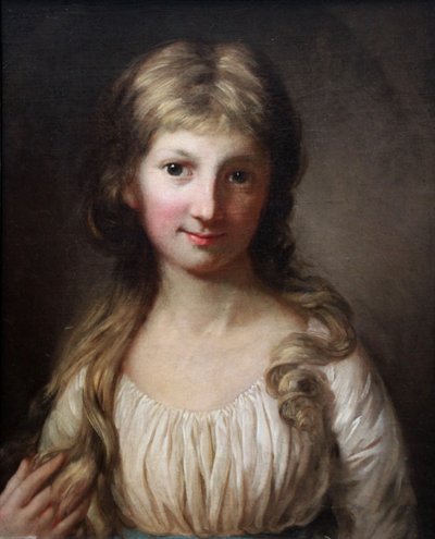 Wilhelmine Henry, known as Minette by Anton Graff